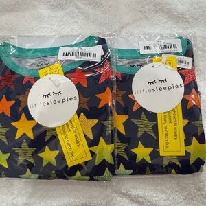 Little Sleepies Shades of Stars - blue, Red, Orange, Yellow, Green - unisex